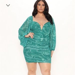 Fashion Nova mesh dress